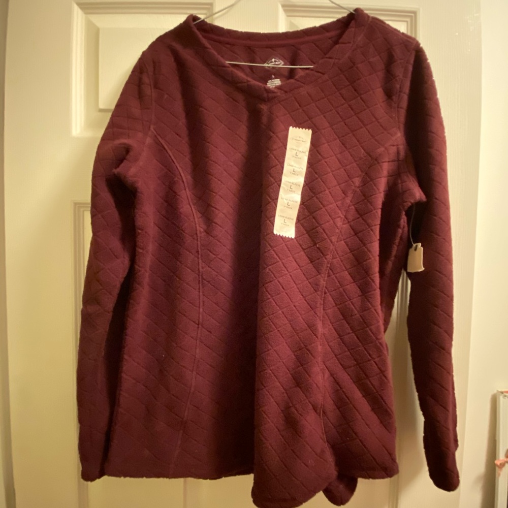 Quilted Pattern Pullover